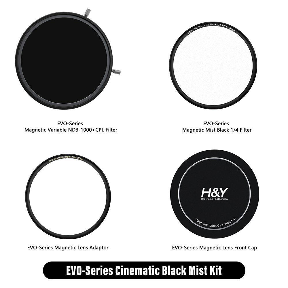 H&Y HD EVO-Series Magnetic Variable ND3-1000+CPL Filter Kit - H&Y Filter