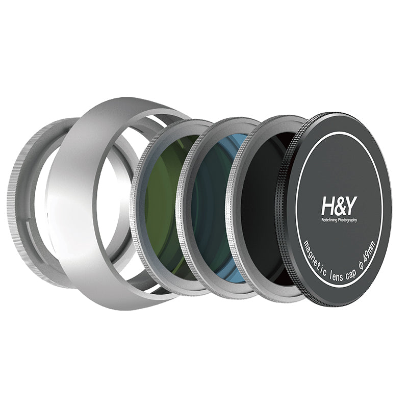 H&Y Filter Fujifilm X100V Kit Black / Silver - H&Y Filter