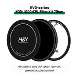 H&Y Evo Series ND3-1000+CPL Filter Kit 72mm