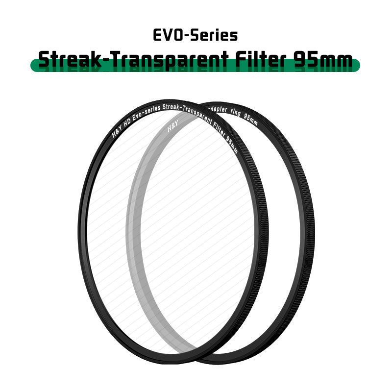 H&Y EVO Series Streak Transparent Filter Kit 95mm
