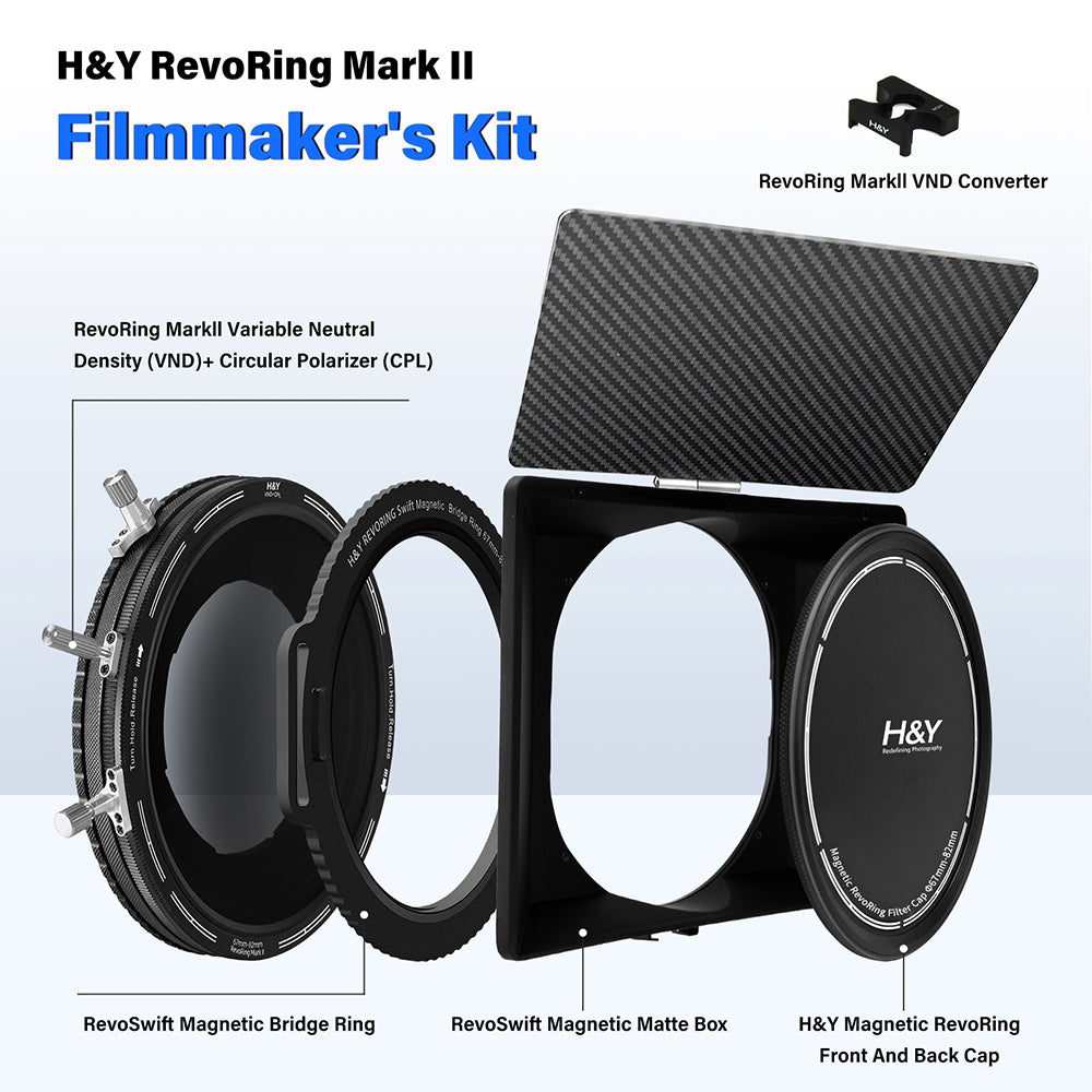 H&Y RevoRing MarkII VND + CPL Filter Filmmaker's Kit