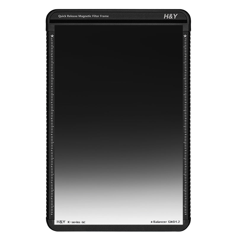 H&Y Filter 100×150mm (Soft/Reverse/Centre/Hard) GND Filter With Frame - H&Y Filter