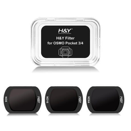 H&Y for OSMO Pocket 3/4 ND8/ND16/ND64 Filter