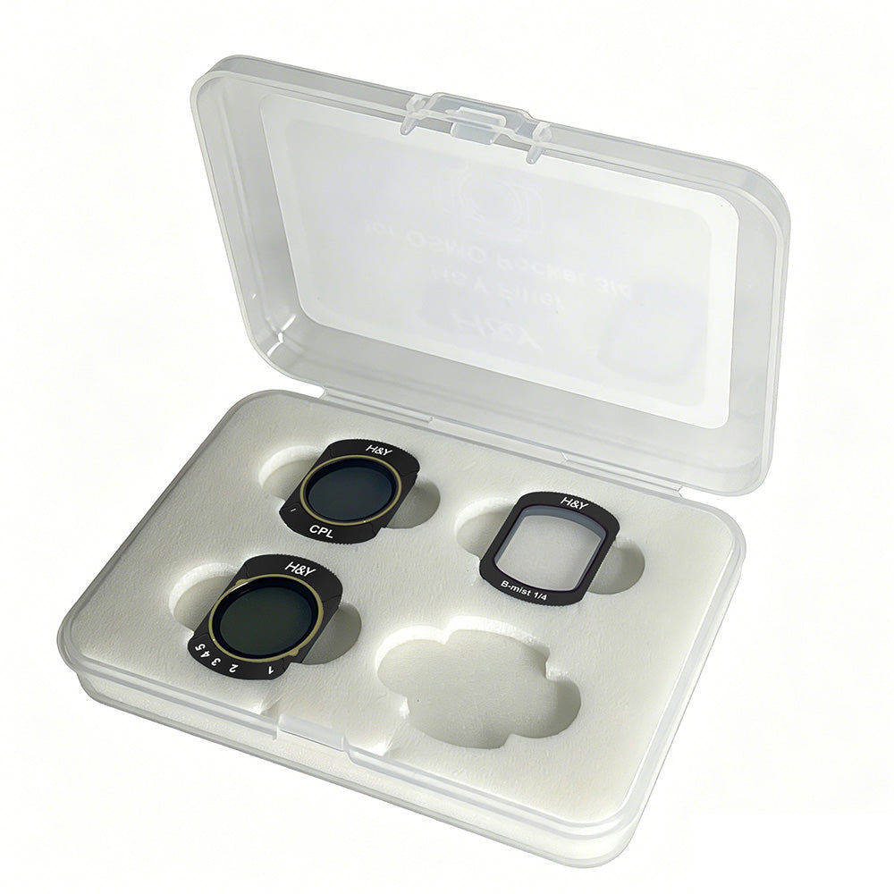 H&Y for OSMO Pocket 3/4 CPL + 1/4 Black Mist + VND3-32 Filter