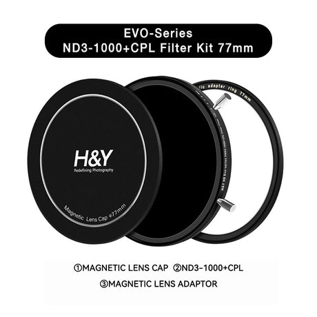 H&Y HD Evo-Series Variable ND3-1000+CPL Filter Kit - H&Y Filter
