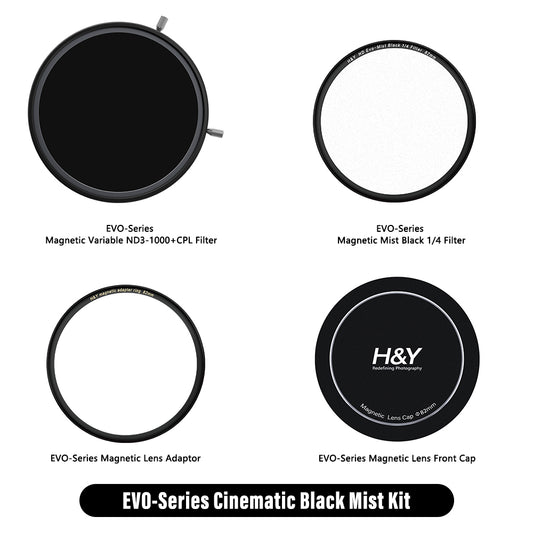 H&Y HD EVO-Series Magnetic Variable ND3-1000+CPL Filter Kit - H&Y Filter