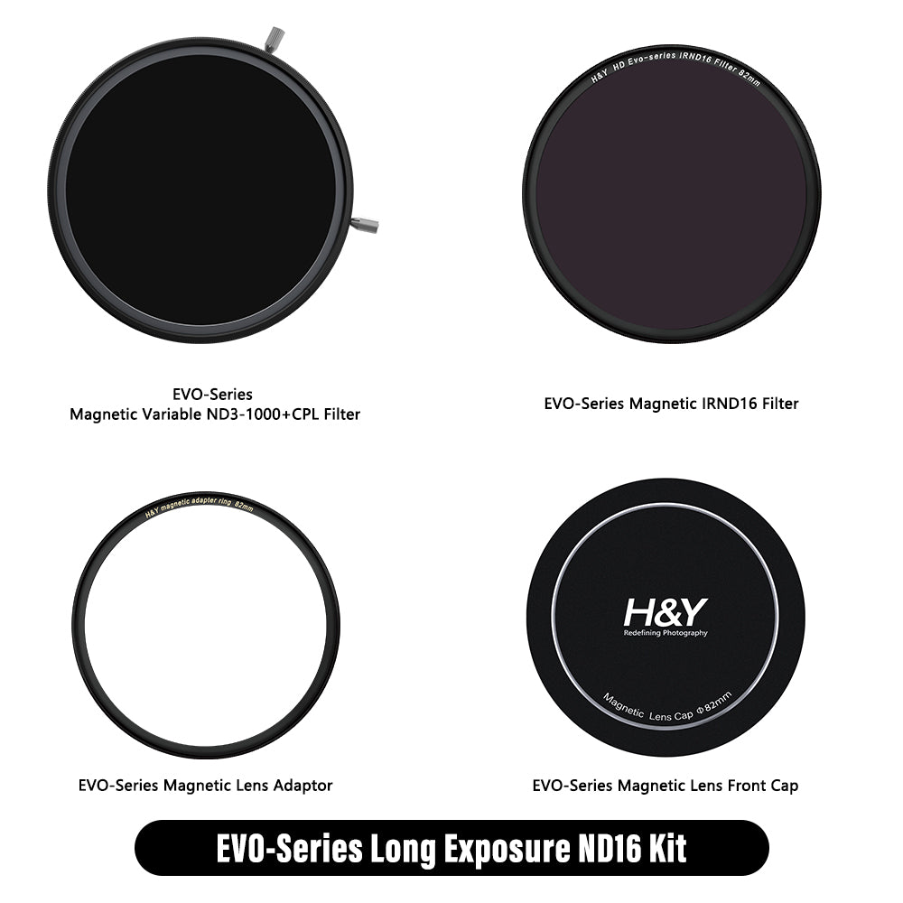 H&Y HD EVO-Series Magnetic Variable ND3-1000+CPL Filter Kit - H&Y Filter