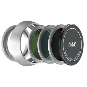 H&Y Filter Fujifilm X100V Kit Black / Silver - H&Y Filter