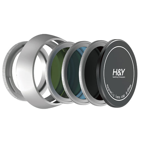 H&Y Filter Fujifilm X100V Kit Black / Silver - H&Y Filter