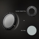 H&Y RevoRing MRC CPL Mist Black 1/4 Magnetic Clip-on Filter Kit - H&Y Filter