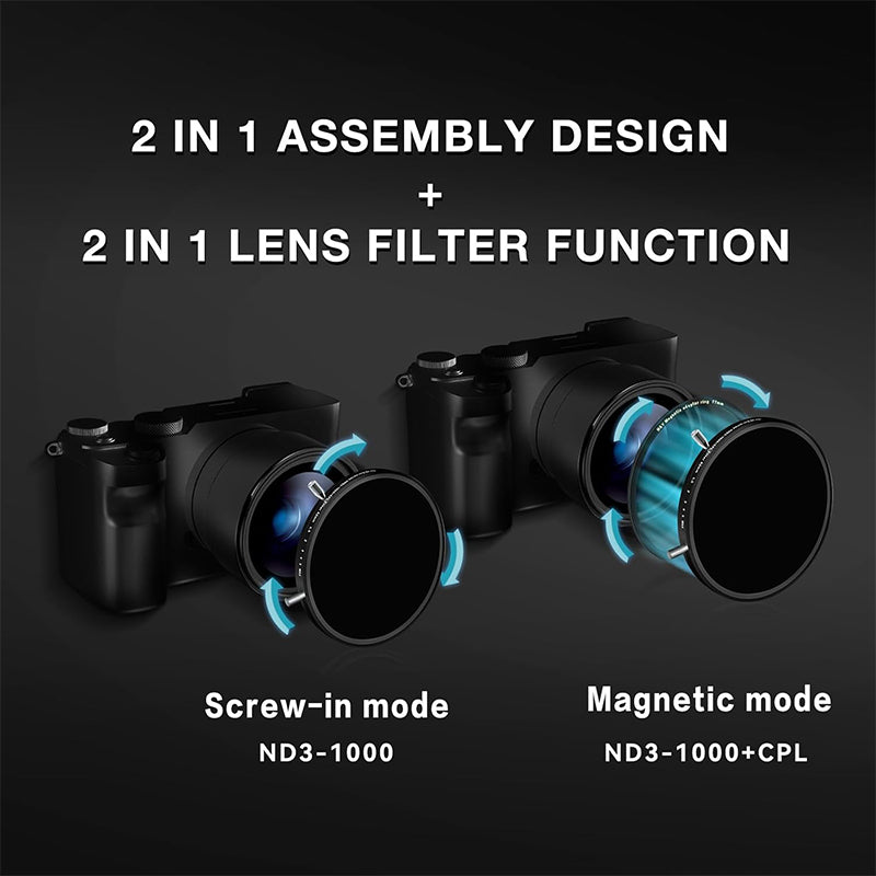 H&Y HD Evo-series ND3-1000+CPL Filter Kit