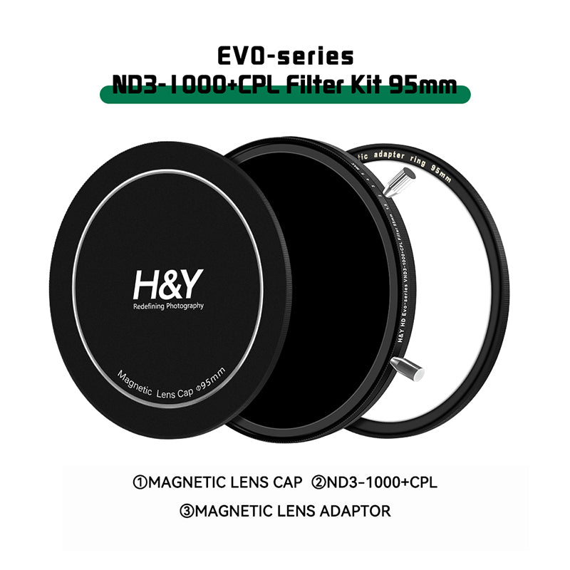 H&Y EVO Camera Lens Filter Magnetic and Screw-in Filters System