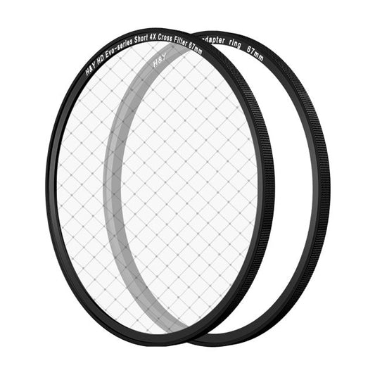 H&Y HD Evo-series Short 4X Cross Filter - H&Y Filter