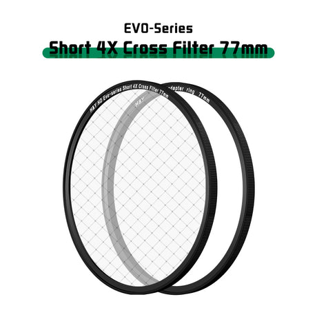 H&Y HD Evo series Short 4X Cross Filter Kit 77mm