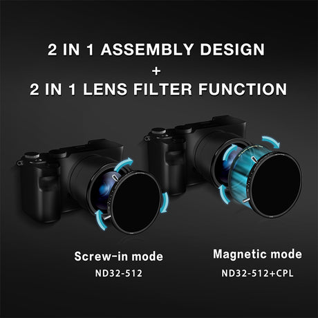 H&Y Evo-Series MRC HD Variable ND32-512 Filter - H&Y Filter