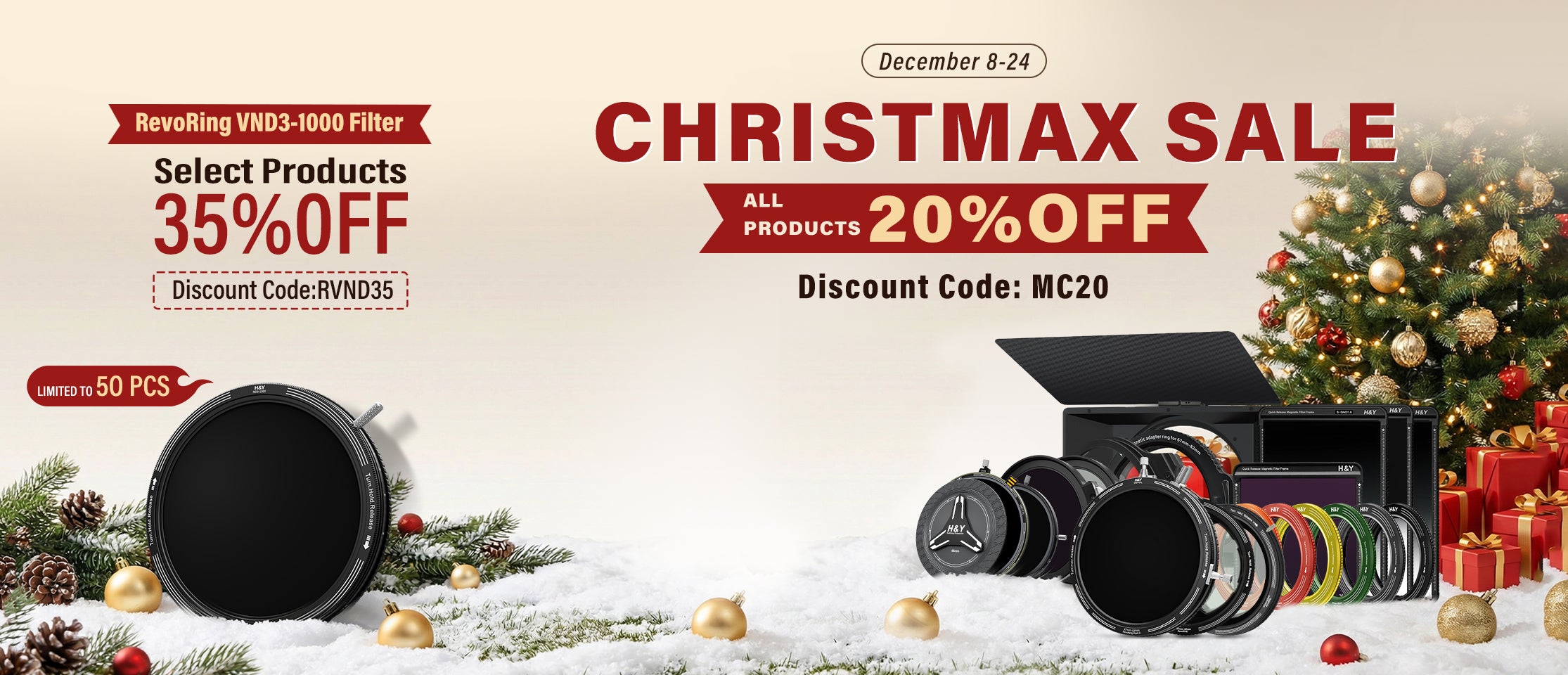 H&Y FILTER Christmas Sale