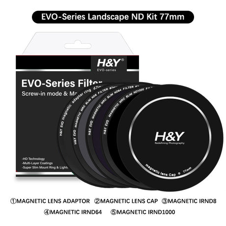 (H&Y) HD EVO-Series Magnetic Landscape IRND8 / IRND64 / IRND1000 Filter Kit - H&Y Filter