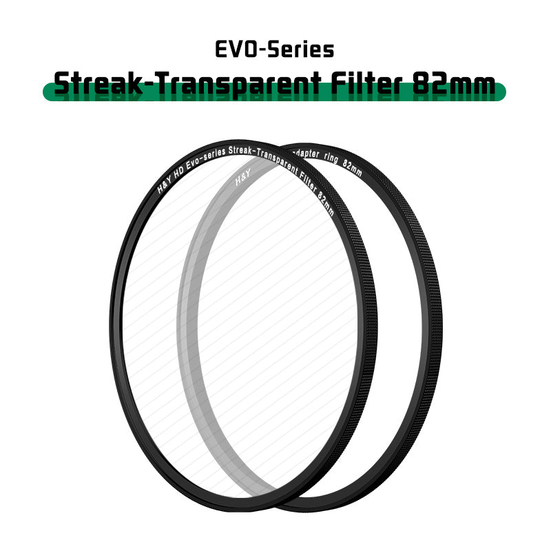 H&Y EVO Series Streak Transparent Filter Kit 82mm