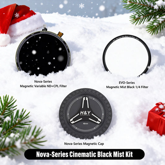 H&Y HD Nova-Series Magnetic VND + CPL Filter Cinematic Black Mist Kit