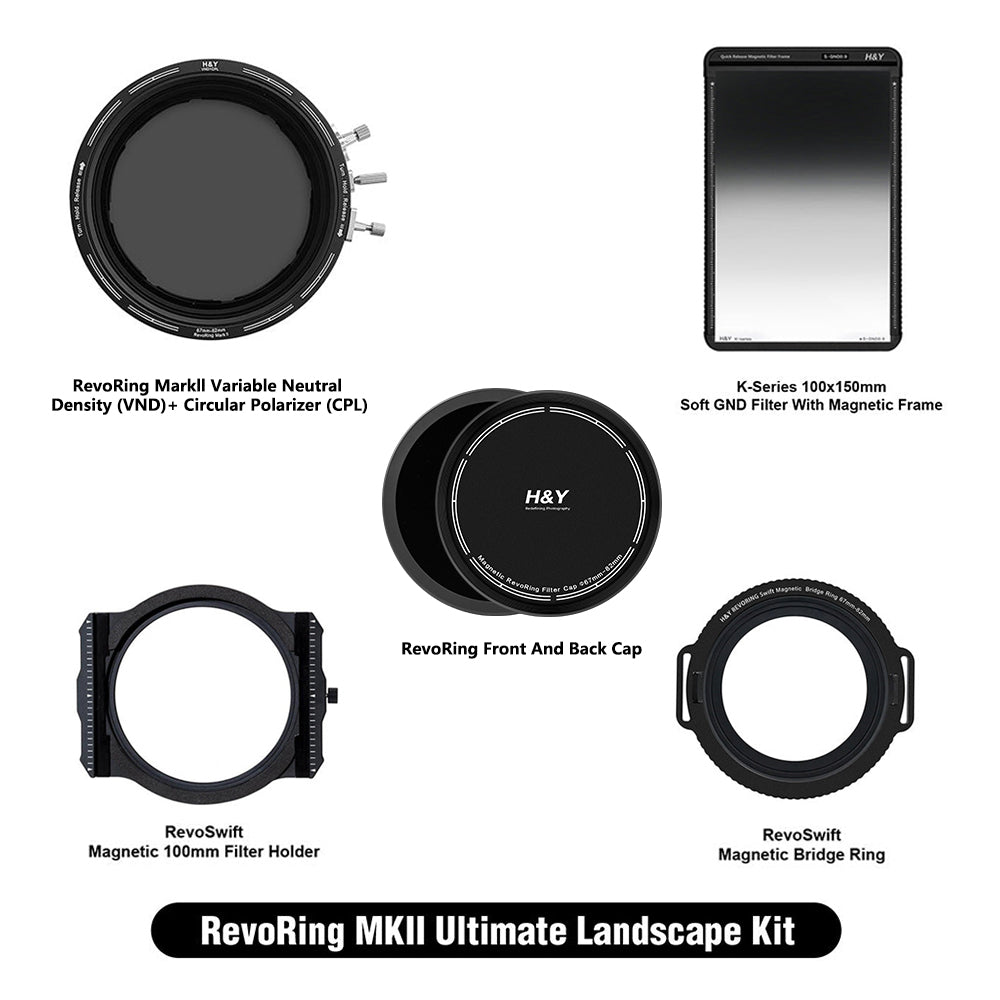 H&Y RevoRing MarkII VND+CPL FIlter-Ultimate Landscape Kit