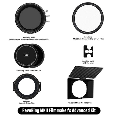 H&Y RevoRing MarkII VND+CPL FIlter-Filmmaker's Advanced Kit