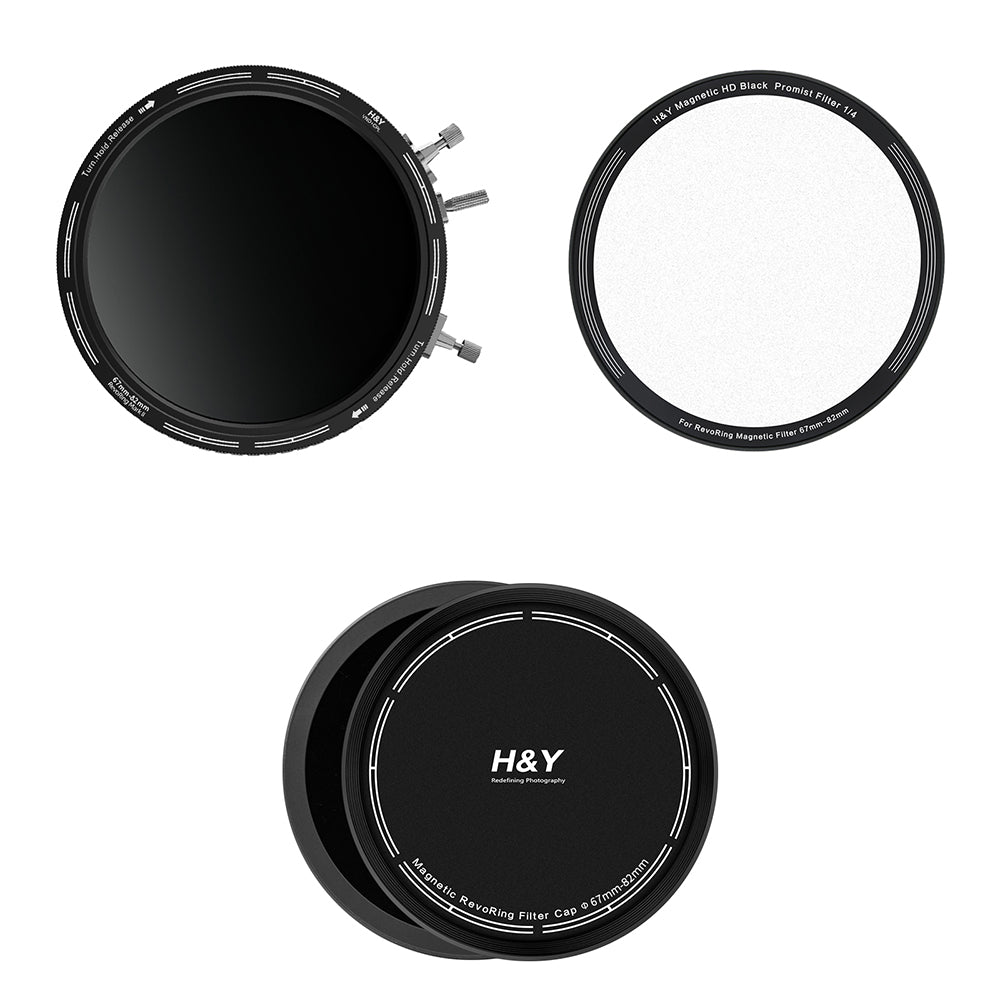 H&Y RevoRing MarkII Cinematic Black Mist Kit 1/4 Filter – H&Y