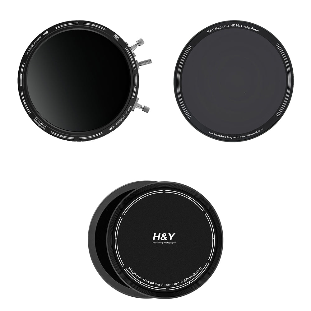 One Filter Fits All Lenses - H&Y RevoRing MarkII Variable Neutral Density + Circular Polarizer Filter
