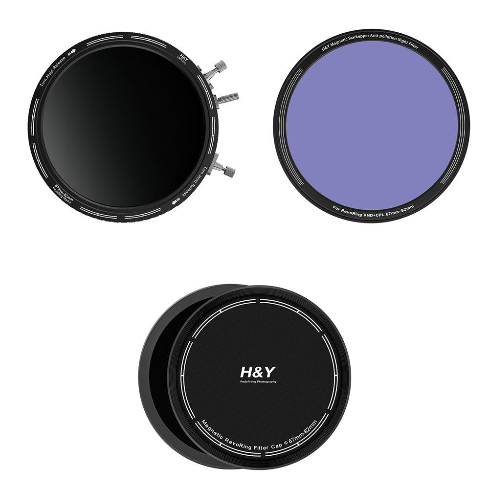 H&Y RevoRing MarkII With Anti-Pollution Night Filter Kit
