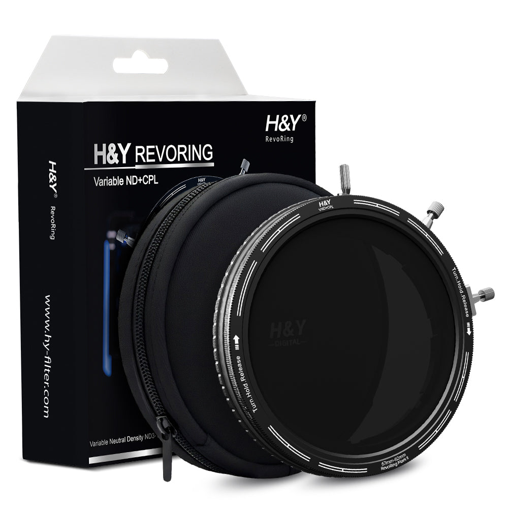 H&Y RevoRing MKII Variable Neutral Density + Circular Polarizer Filter-467-82mm