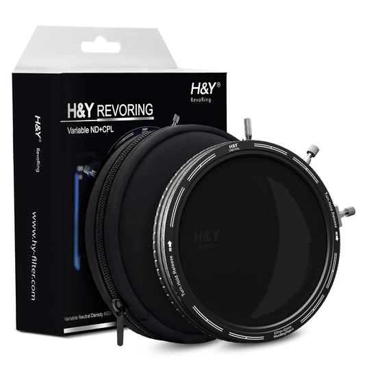 H&Y RevoRing MKII Variable Neutral Density + Circular Polarizer Filter-467-82mm