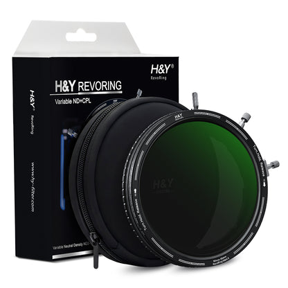 H&Y Revoring MarkII Variable Neutral Density + Circular Polarizer Filter-82-95mm