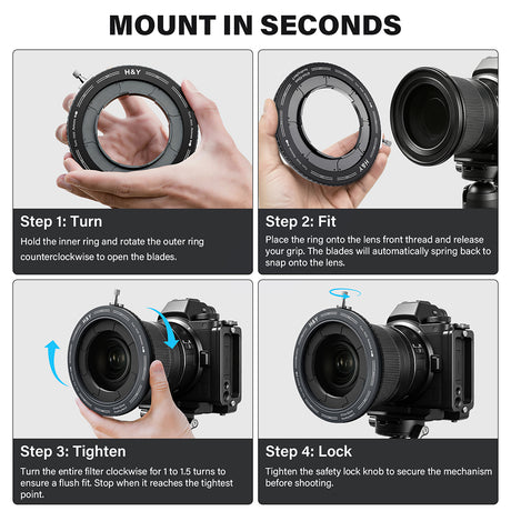 H&Y Revoring Variable Lens Adapter