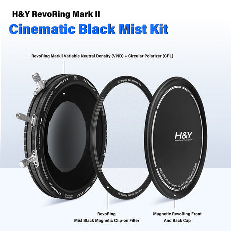 H&Y RevoRing MarkII Cinematic Black Mist Kit 1/4 Filter