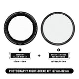 H&Y Filter RevoRing Black Mist 1/4  Portrait Photography 58-82mm Video Kit Series