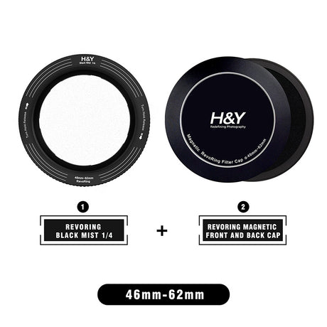 H&Y Filter RevoRing Mist Black 1/4  Portrait Photography Video Kit - H&Y Filter