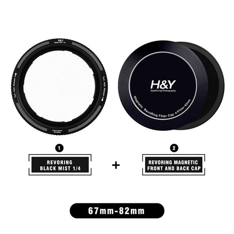 H&Y Filter RevoRing Mist Black 1/4  Portrait Photography Video Kit - H&Y Filter