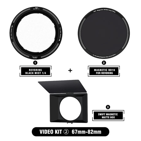 H&Y Filter RevoRing Mist Black 1/4  Portrait Photography Video Kit - H&Y Filter