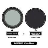 H&Y RevoRing MRC CPL Mist Black 1/4 Magnetic Clip-on Filter Kit - H&Y Filter