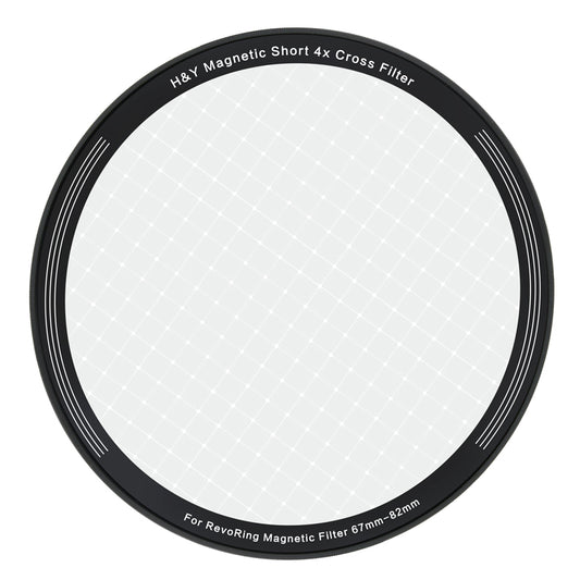 H&Y Filter Short 4x 6x Cross Magnetic Clip-on Filter For RevoRing VND&CPL - H&Y Filter